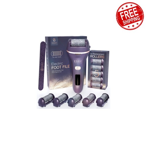 Essy purple electric foot file - purple,