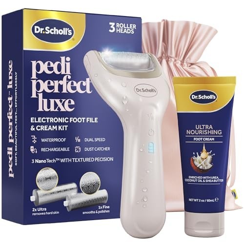 Electric foot file kit with - file,