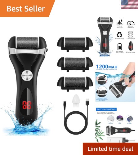 Led display electric foot file - led,