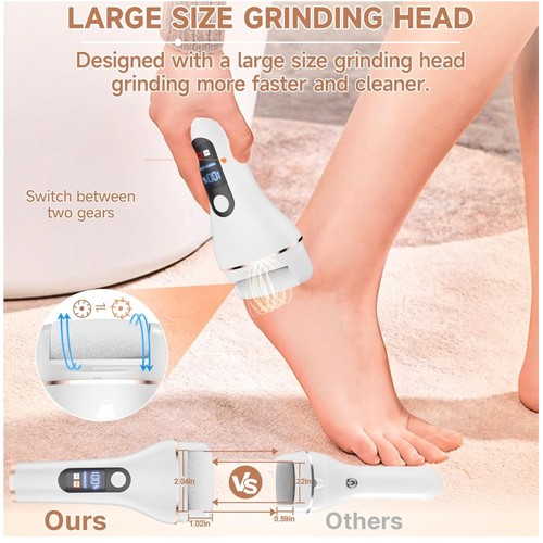 Portable electric foot file - portable,